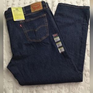 Levi’s Men's 502 Taper Flex Big & Tall Jeans 48x30 Dark Wash